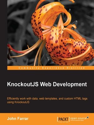 cover image of KnockoutJS Web Development